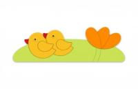 Декоративная арка "Утки" 116х36 см