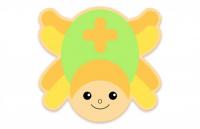 Декорация "Паук Павлинка" 57х53 см