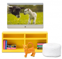 Мебель для кукольного домика «Домашний кинотеатр»