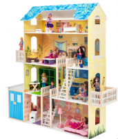 Кукольный домик "Лира" (с мебелью)