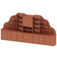 Стенка для игрушек и пособий (3800х1900х454)