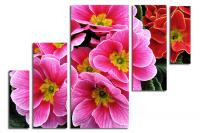 Модульная картина "Цветочки"